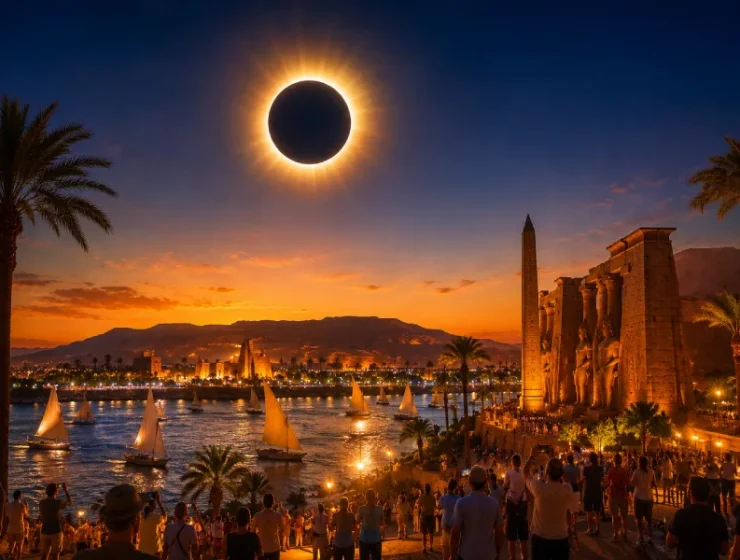 Eclissi Solare del Secolo in Egitto