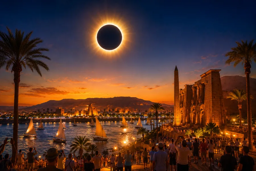 Eclissi Solare del Secolo in Egitto