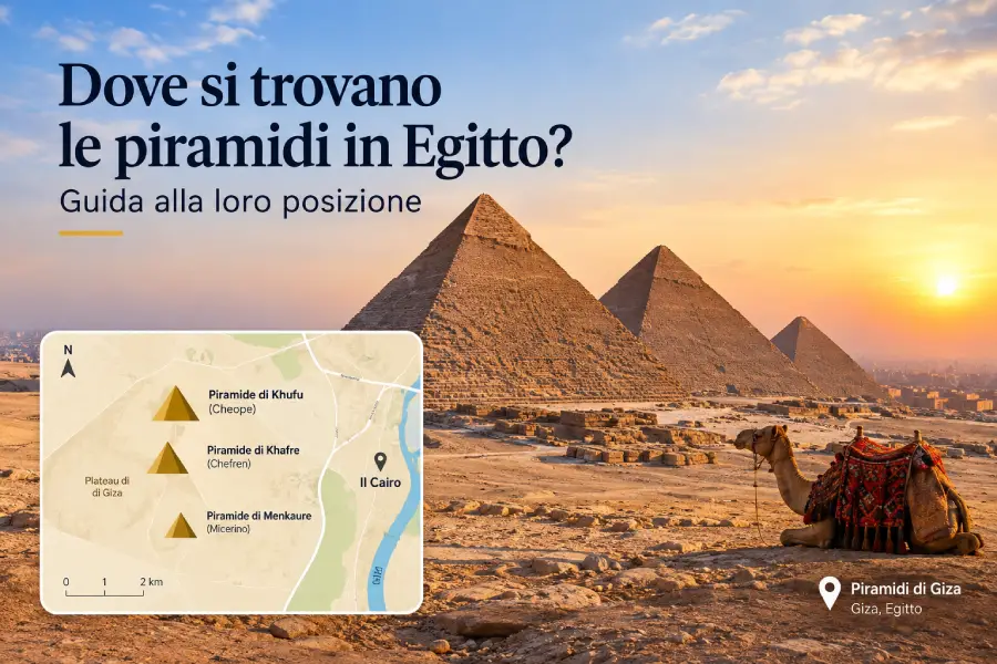 Dove si trovano le piramidi in Egitto